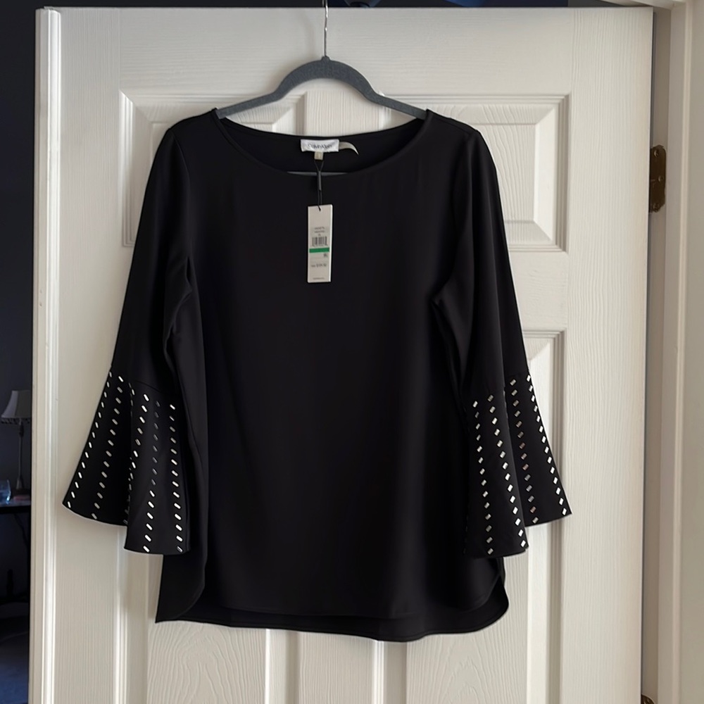 Calvin Klein black dressy top